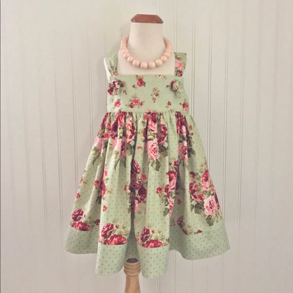 RESERVED!! Handmade girls dress